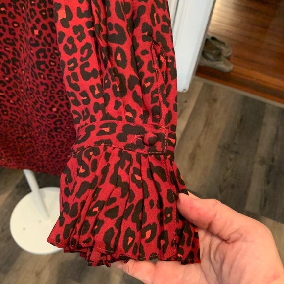 Loft animal print fully lined sheath dress.‎ Worn once - Picture 2 of 6